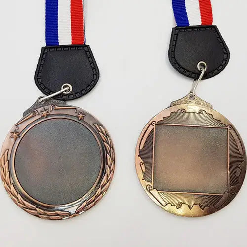 Round Brass Medal - simple